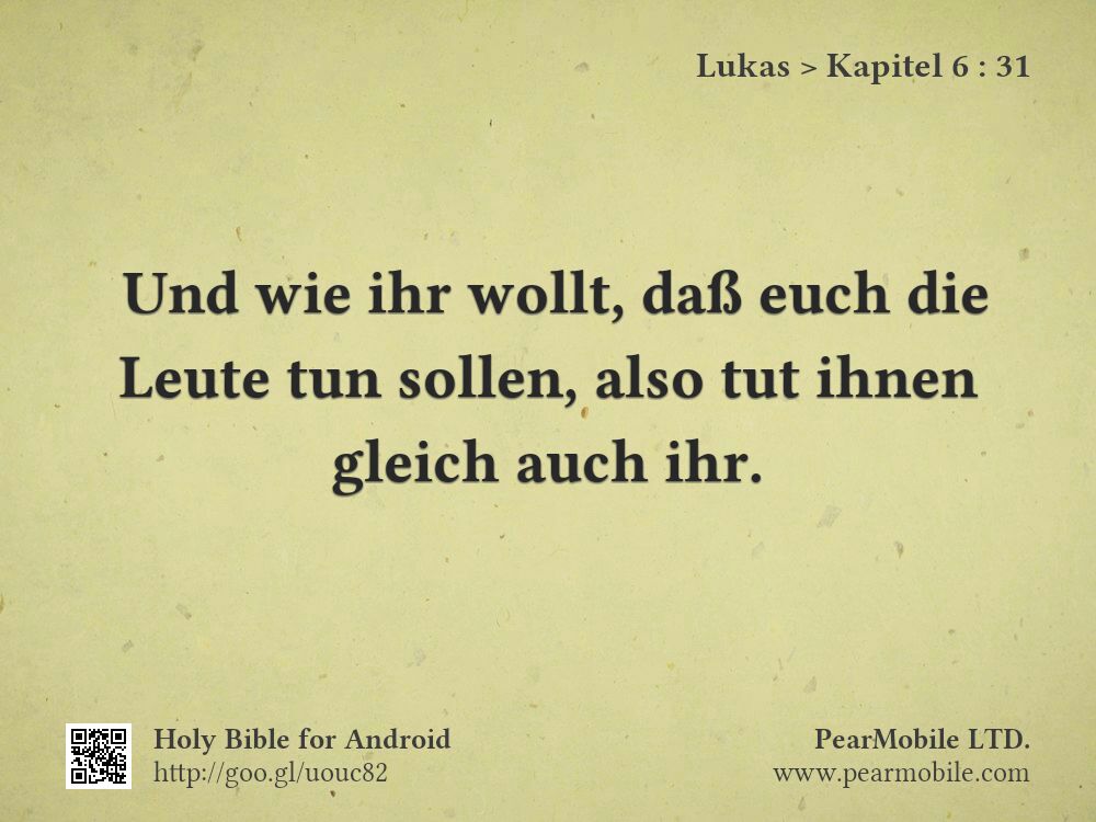 Lukas, Kapitel 6:31